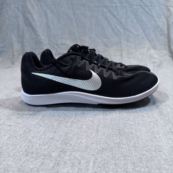 Nike Other - Nike Zoom Rival Distance‎ Track Shoes Mens 8.5 Black White DC8725-001 Spikes Bag